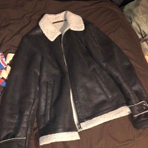 Uniqlo Sherpa Shearling Coat